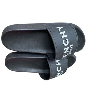 Kids black Givenchy slides